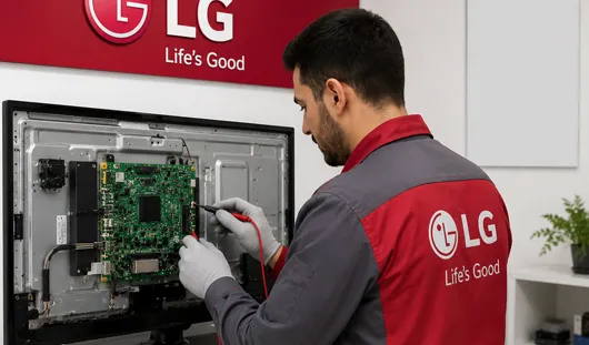 تعمیر پنل و عیب‌یابی برد اصلی (Main Board) تلویزیون‌های هوشمند و LED ال جی